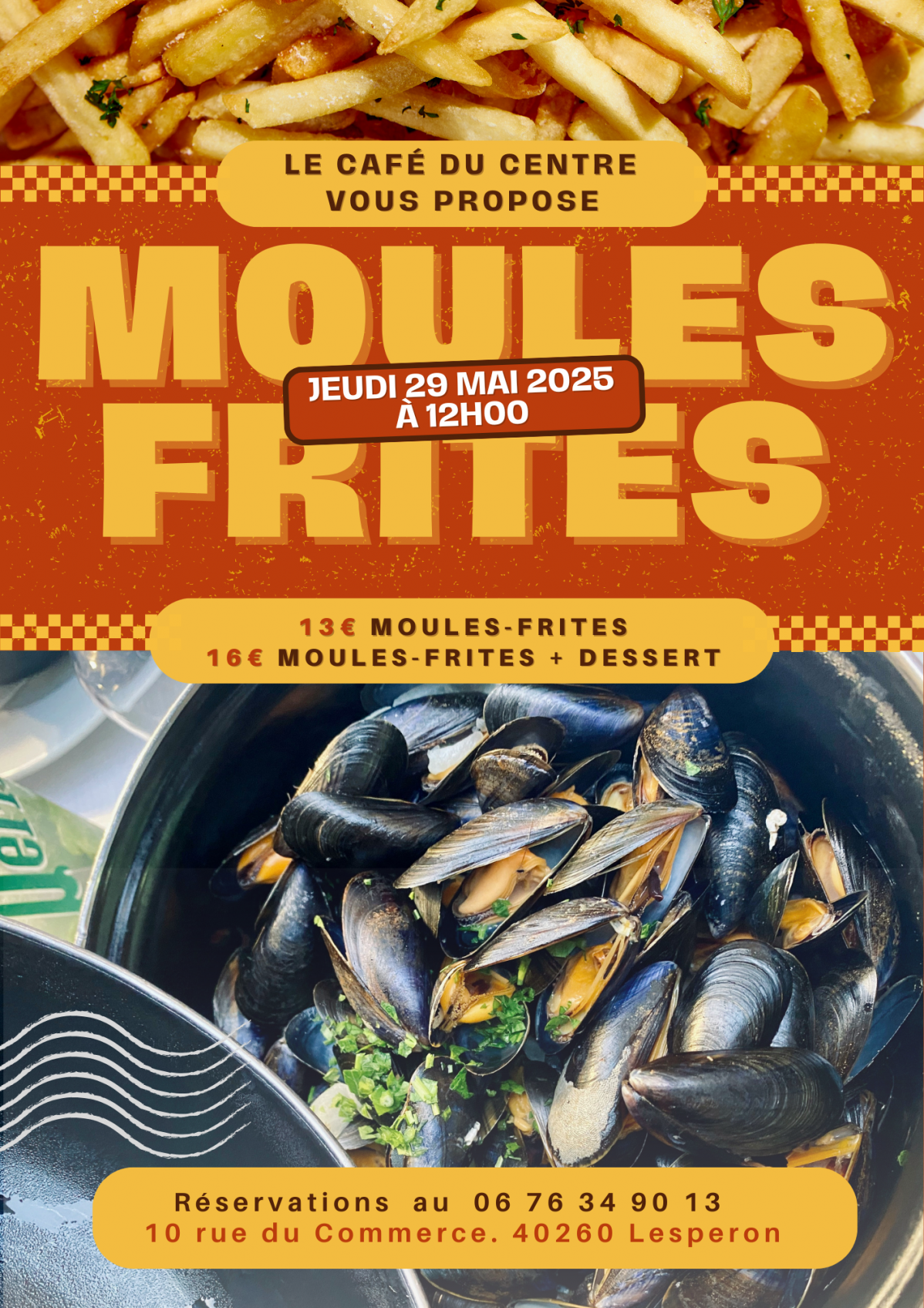 Affiche Annonce Evènement Musique Soirée Moules Frites Moderne Illustration Photos Bleu Jaune  (1).png